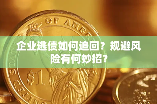 北京企业逃债如何追回？规避风险有何妙招？