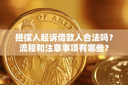 北京担保人起诉借款人合法吗？流程和注意事项有哪些？