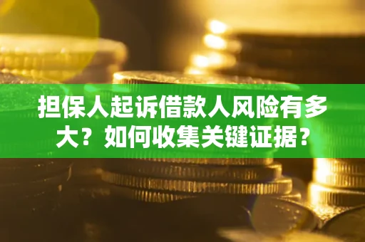 北京担保人起诉借款人风险有多大？如何收集关键证据？
