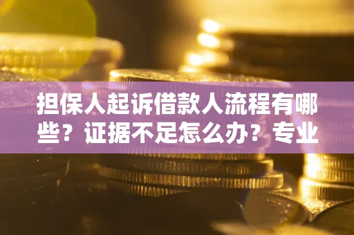 北京担保人起诉借款人流程有哪些？证据不足怎么办？专业律师解答