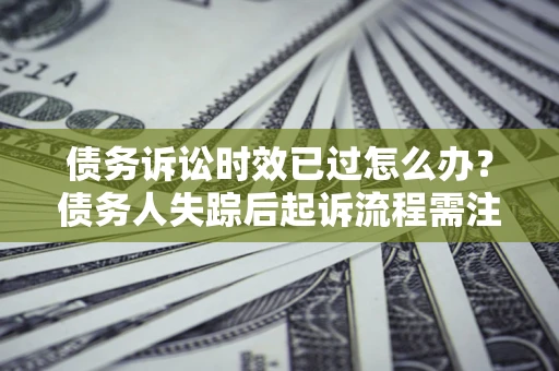 北京债务诉讼时效已过怎么办？债务人失踪后起诉流程需注意什么？