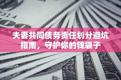 北京夫妻共同债务责任划分避坑指南，守护你的钱袋子