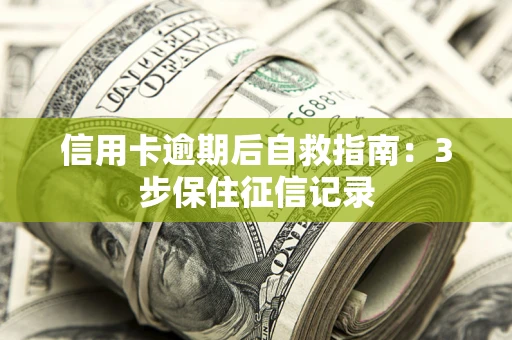 北京信用卡逾期后自救指南：3步保住征信记录