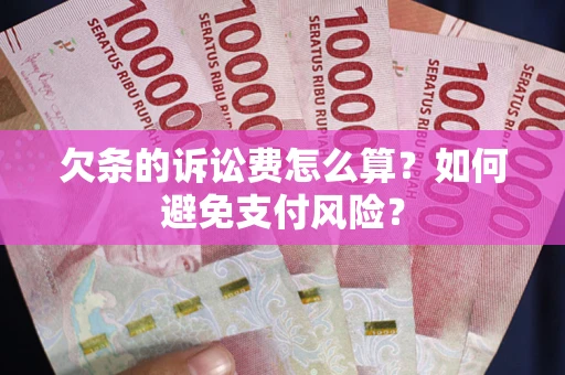 北京欠条的诉讼费怎么算？如何避免支付风险？